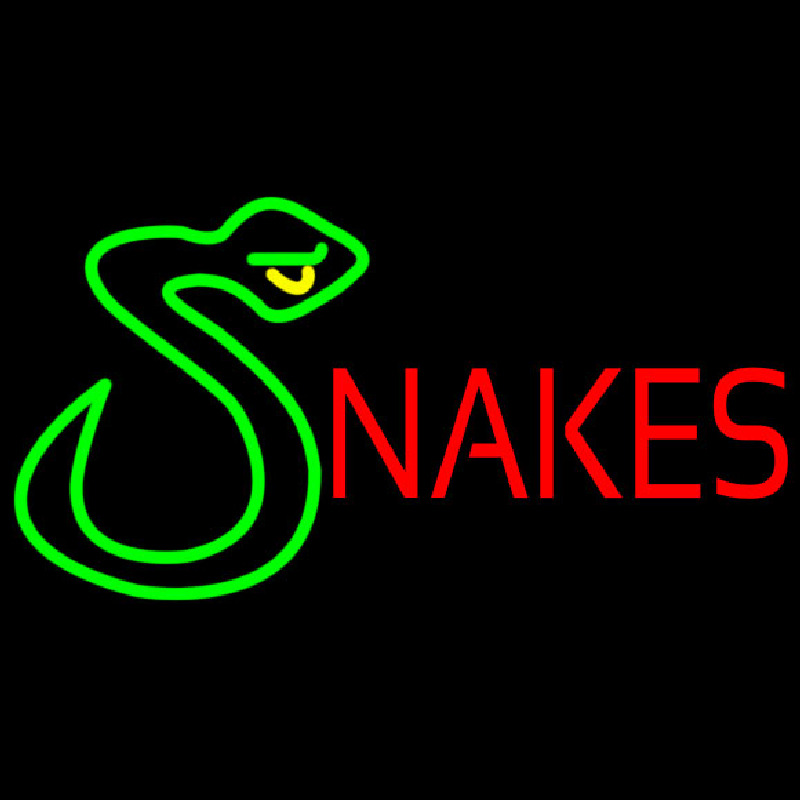 Snakes With Logo Leuchtreklame