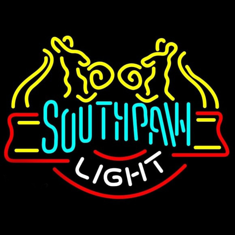 Southpaw Kangaroos Beer Sign Leuchtreklame