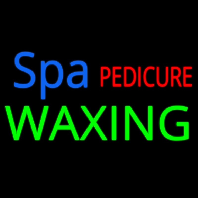 Spa Pedicure Wa ing Leuchtreklame