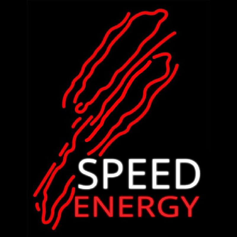 Speed Energy Leuchtreklame