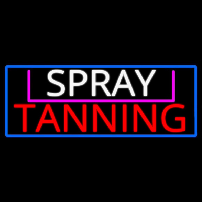 Spray Tanning Leuchtreklame