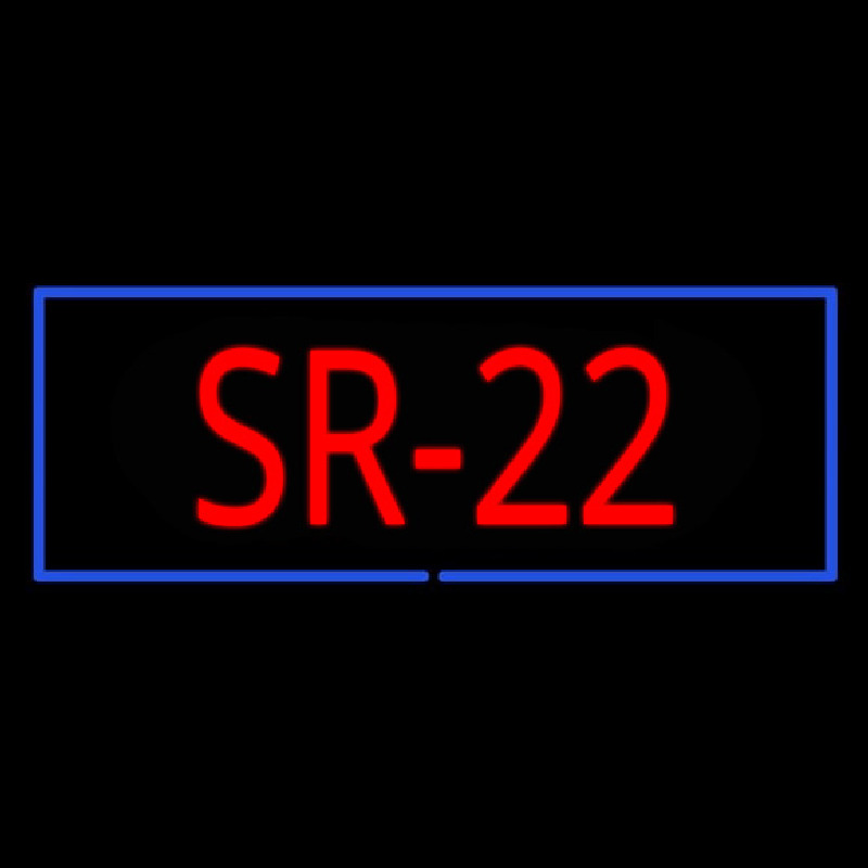 Sr 22 Leuchtreklame