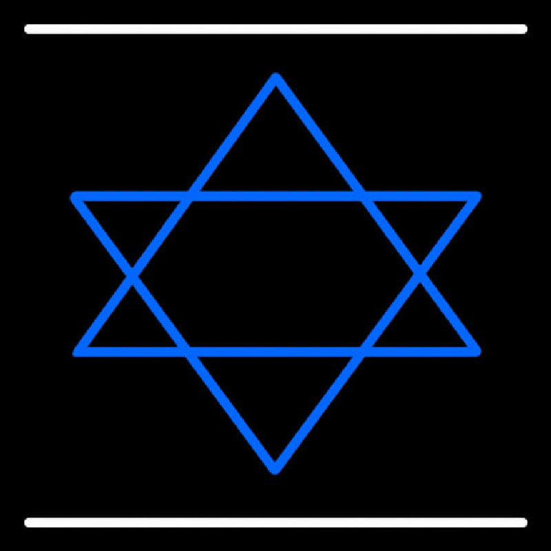 Star Of David Leuchtreklame