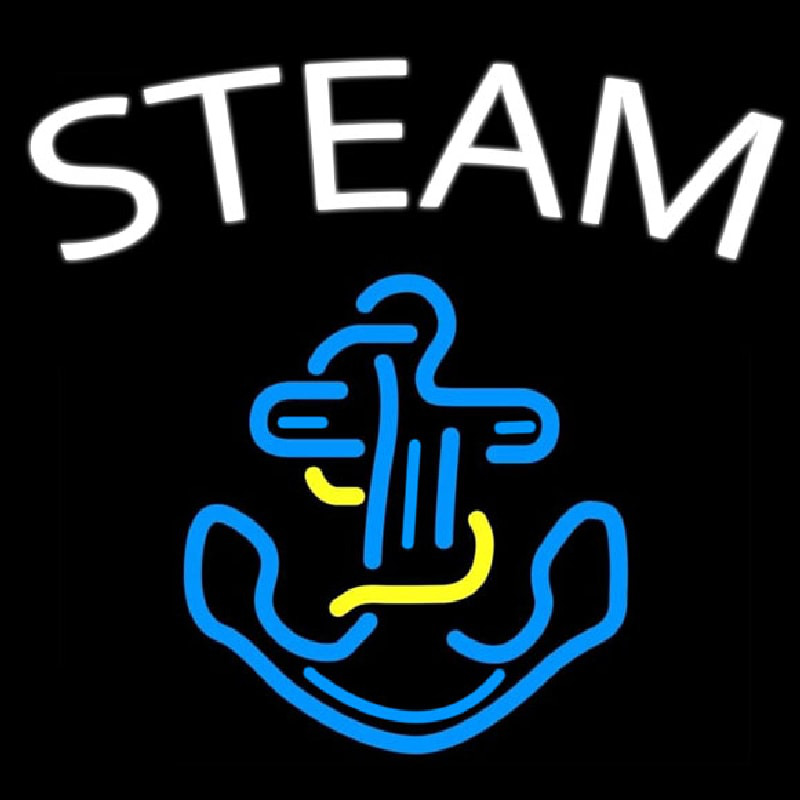 Steam Leuchtreklame