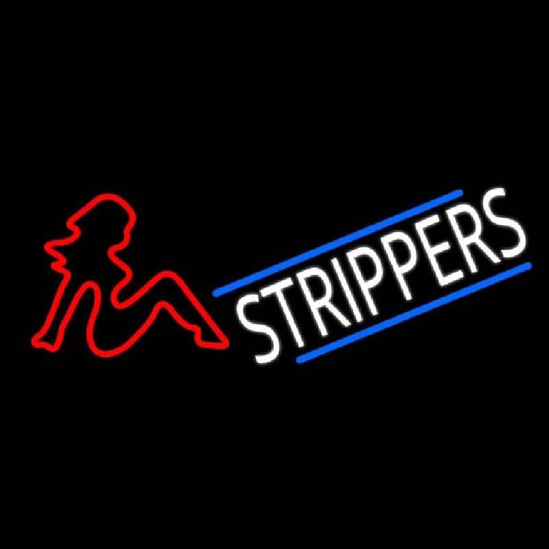 Strippers Leuchtreklame