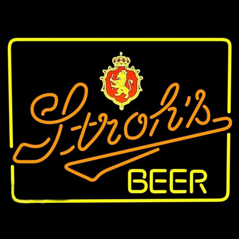 Strohs Lighted Beer Sign Leuchtreklame