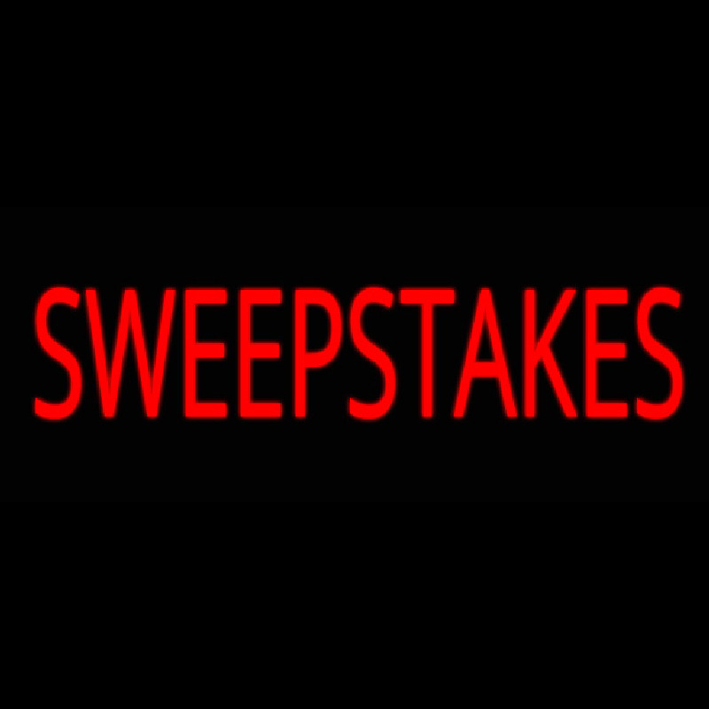 Sweepstakes Leuchtreklame