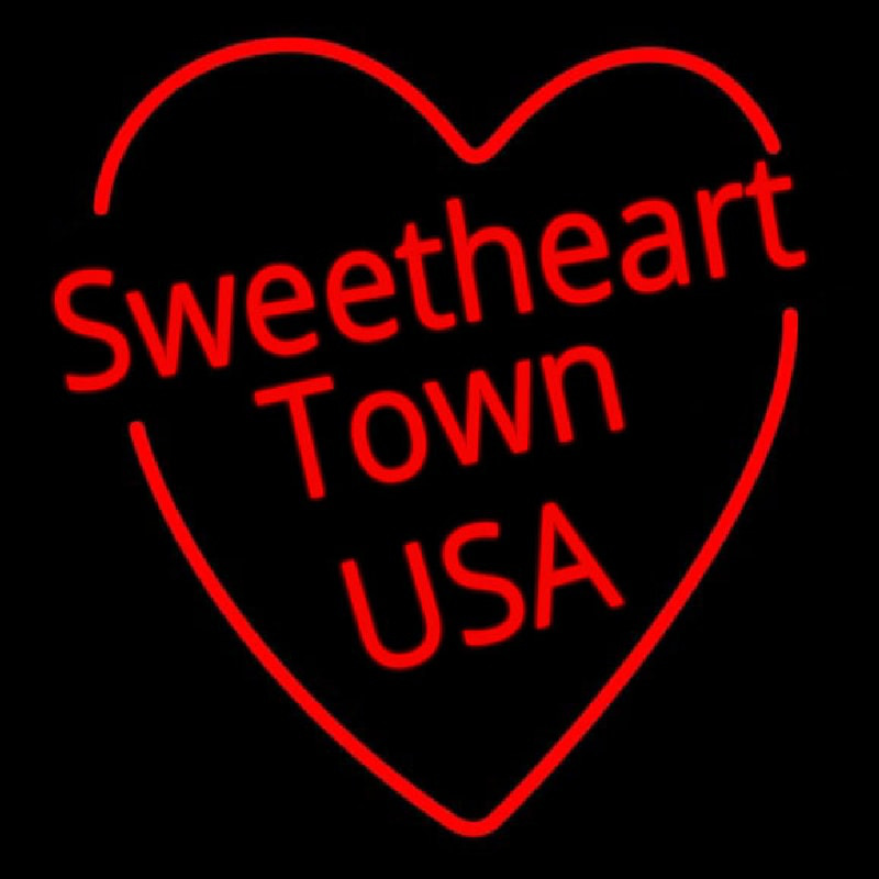 Sweetheart Town Leuchtreklame