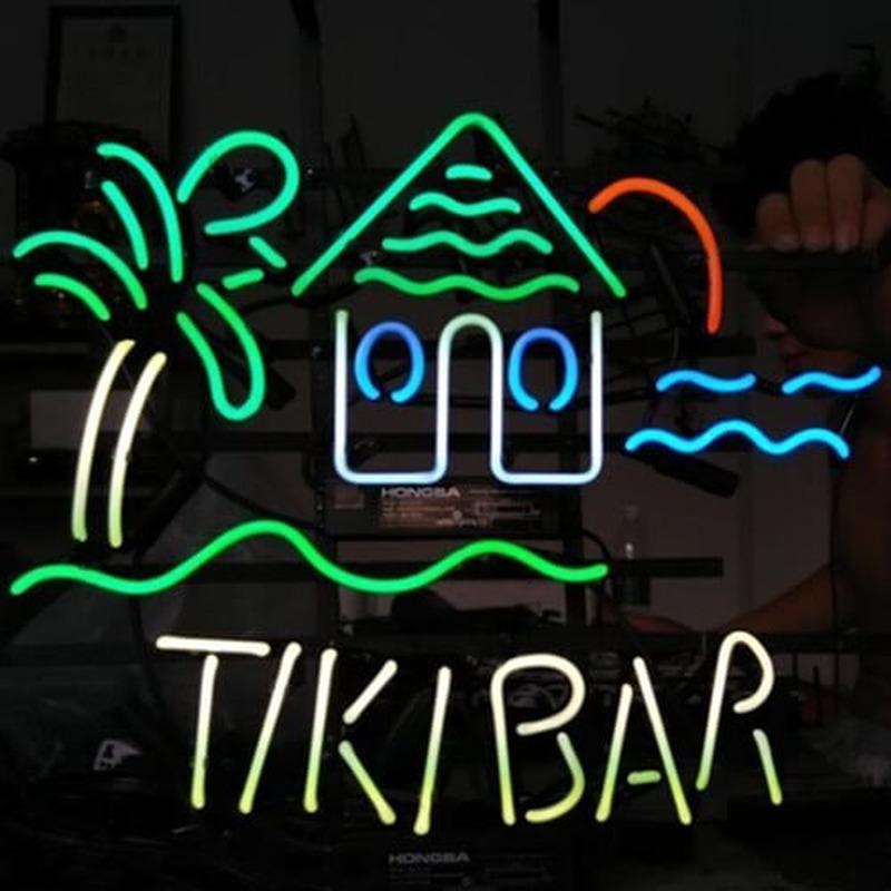 TIKI BAR TROPICAL Leuchtreklame