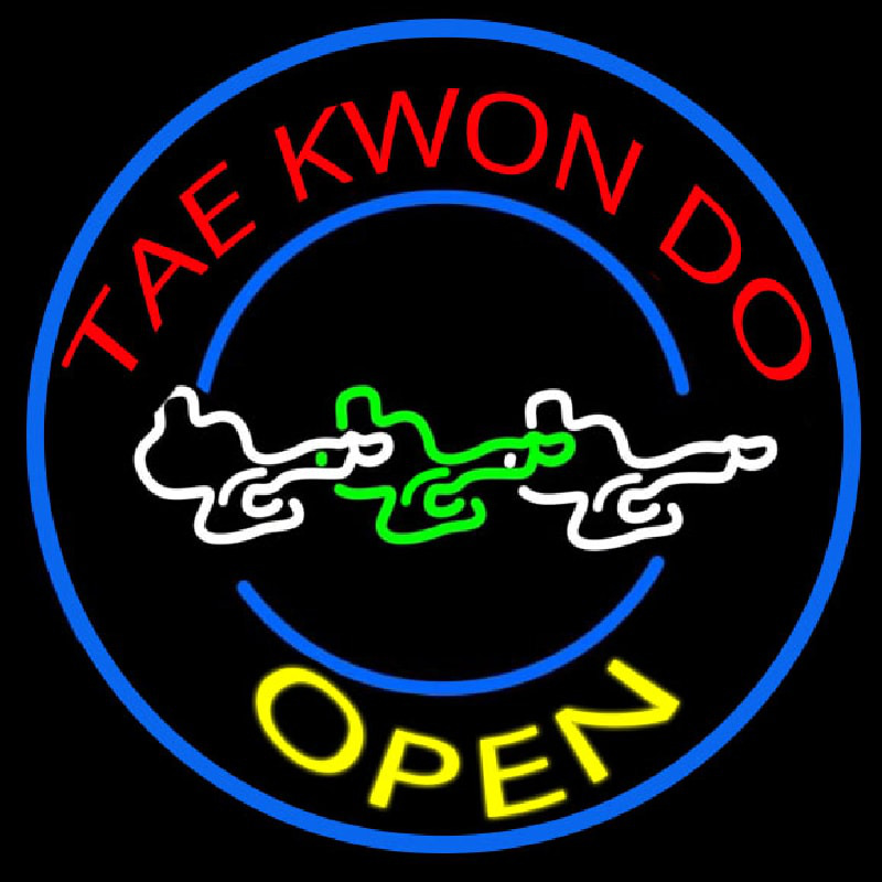 Tae Kwon Do Leuchtreklame