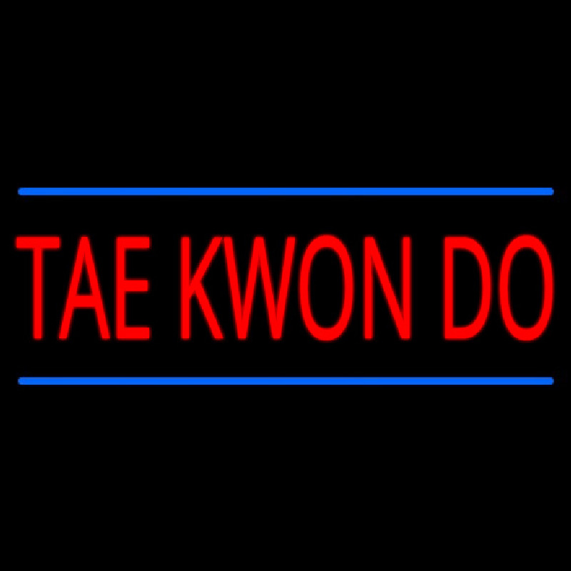 Tae Kwon Do Leuchtreklame