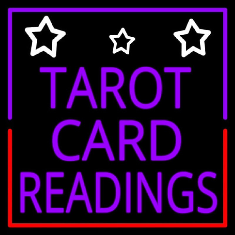 Tarot Card Readings Leuchtreklame