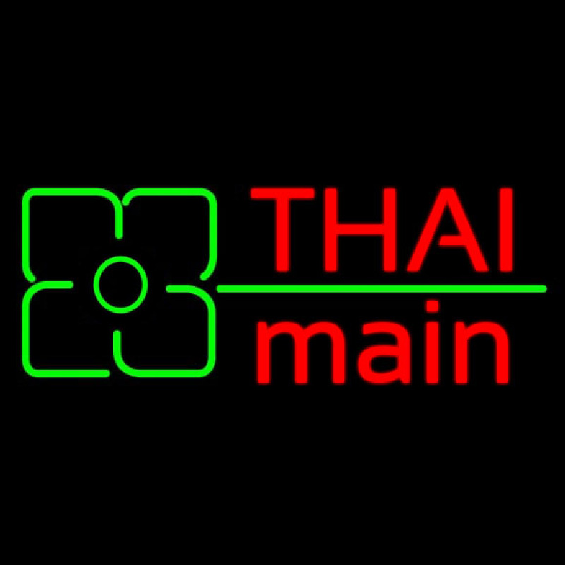 Thai Main Leuchtreklame