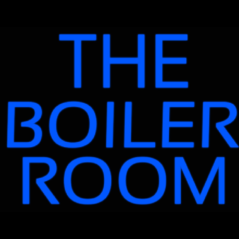 The Boiler Room Leuchtreklame