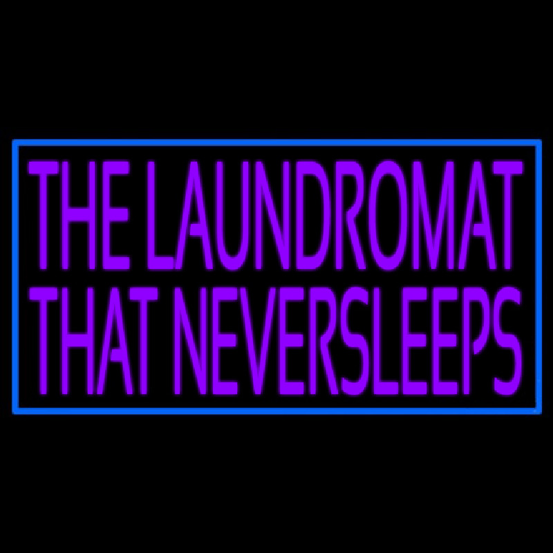 The Laundromat That Never Sleeps Leuchtreklame