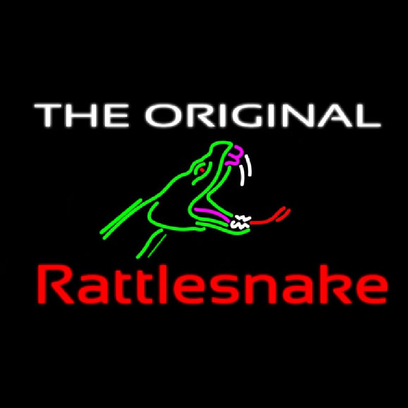 The Original Rattlesnake Leuchtreklame