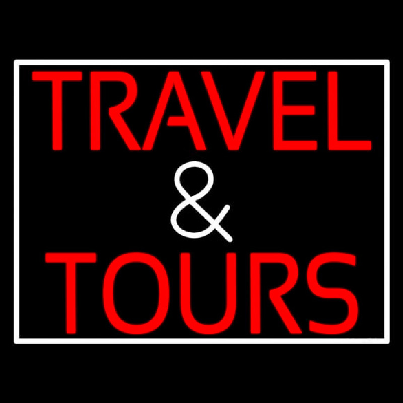 Travel And Tours Leuchtreklame