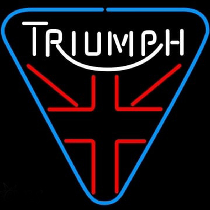 Triumph Motorcycle Thruxton Rocket Daytona Leuchtreklame