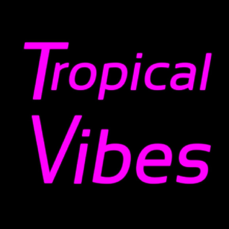 Tropical Vibes Leuchtreklame