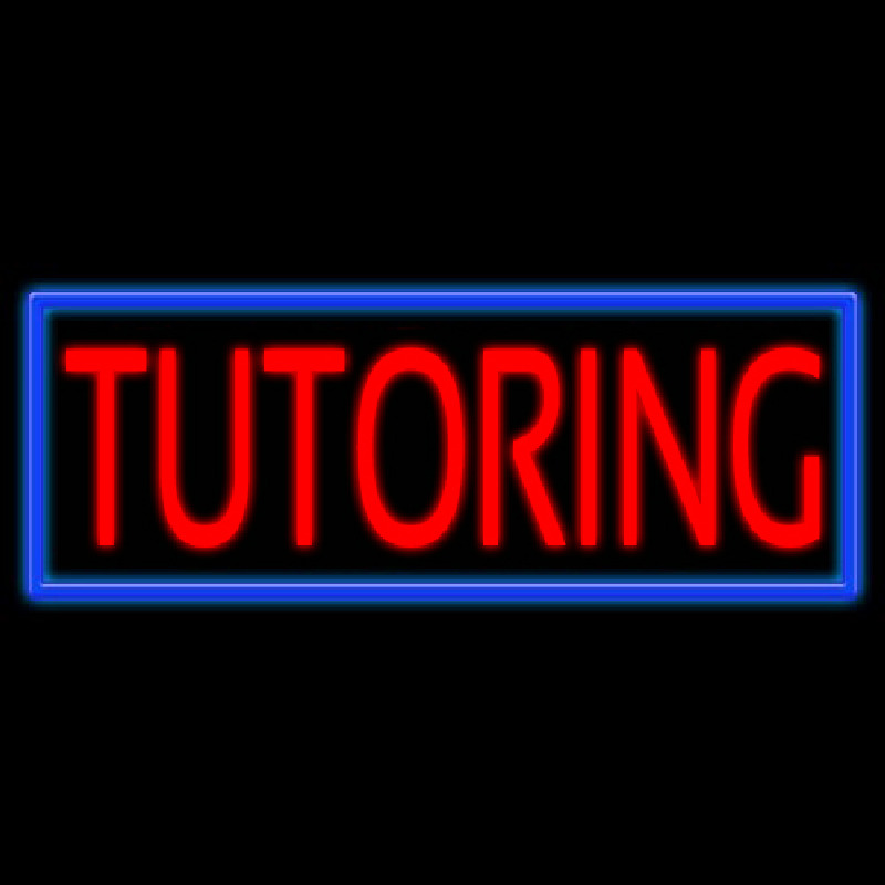 Tutoring Leuchtreklame