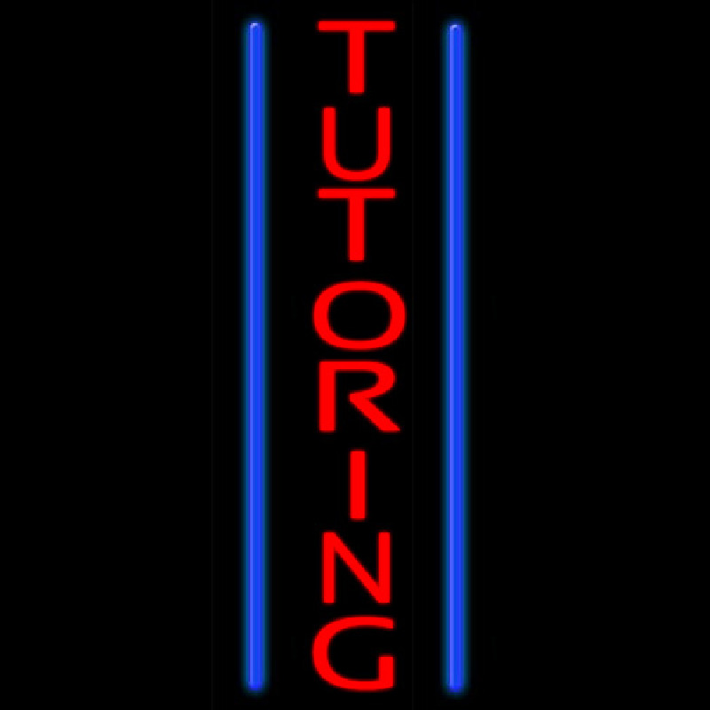 Tutoring Leuchtreklame