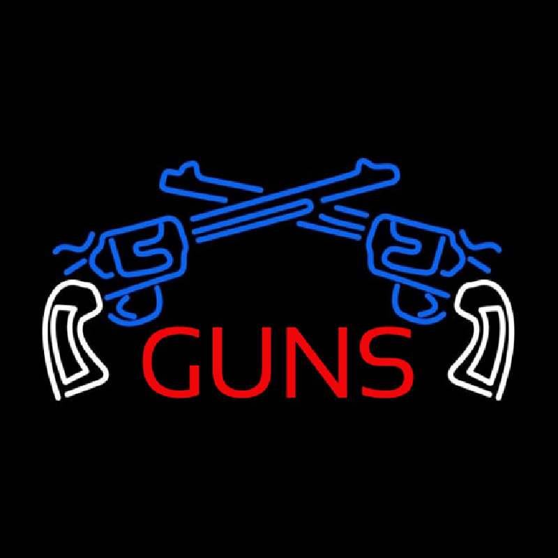 Two Gun Logo Leuchtreklame