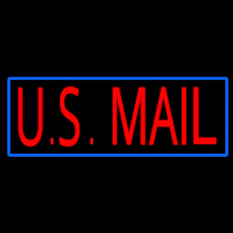 Us Mail Leuchtreklame