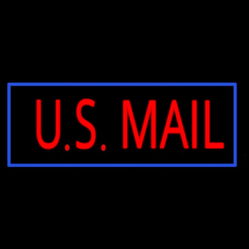 Us Mail Leuchtreklame