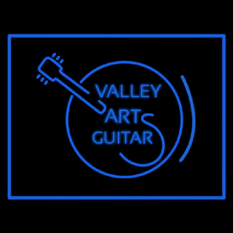 Valley Arts Guitars Logo Leuchtreklame