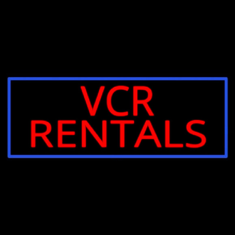 Vcr Rentals Leuchtreklame