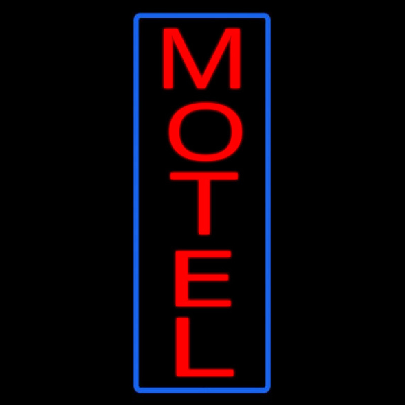 Vertical Motel Leuchtreklame