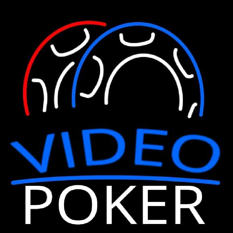 Video Poker Leuchtreklame