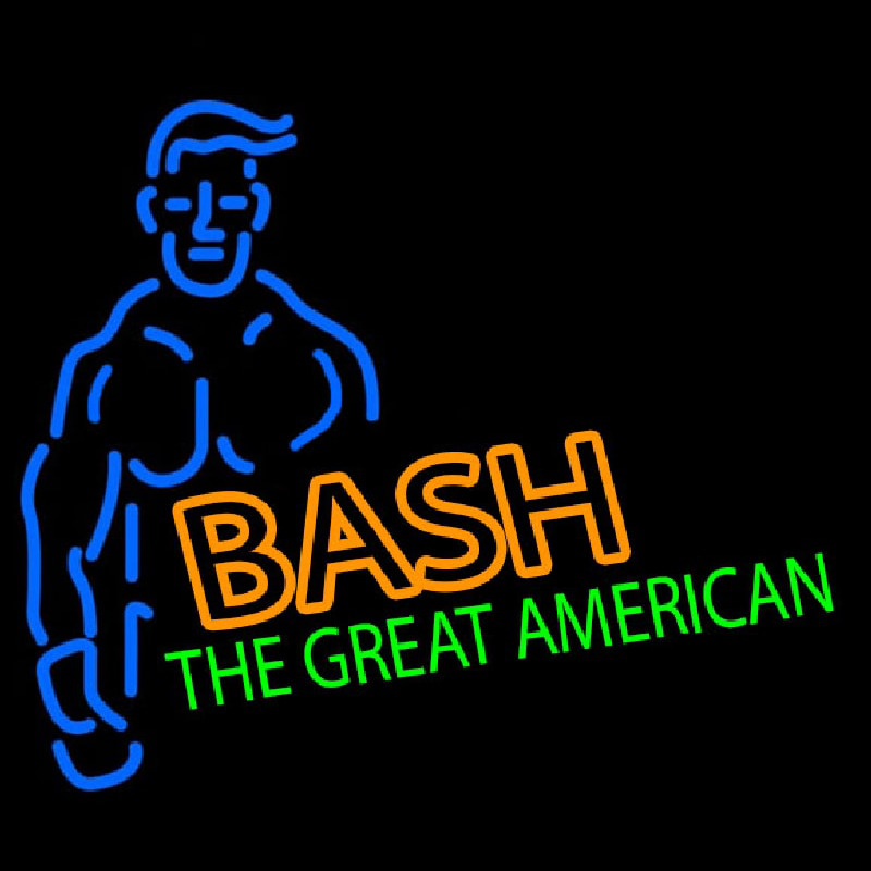 WWE The great American bash Leuchtreklame