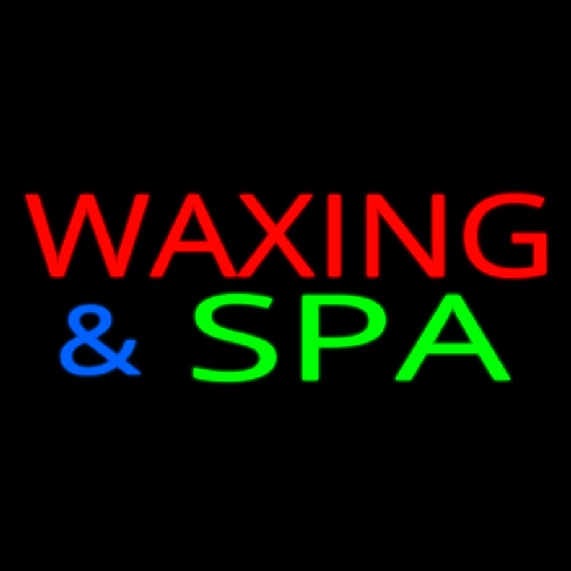 Wa ing And Spa Leuchtreklame