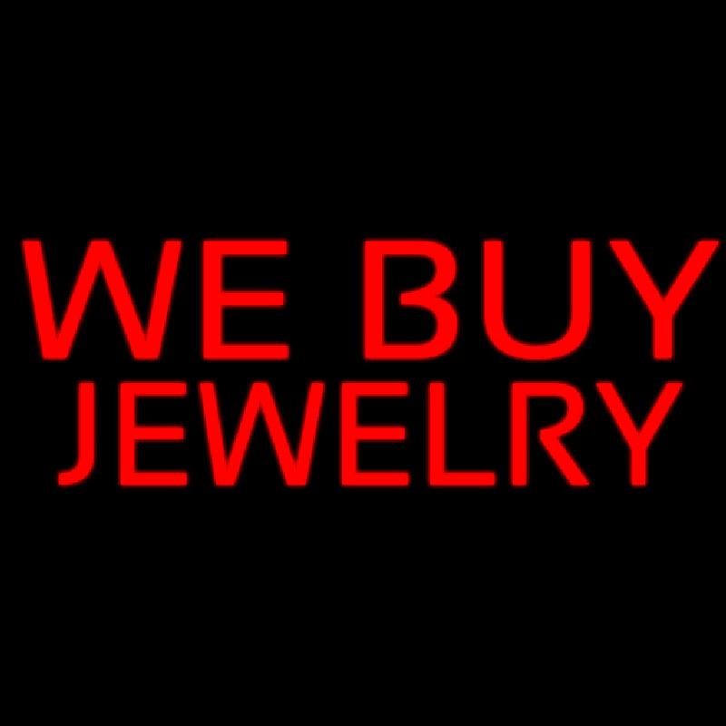 We Buy Jewelry Leuchtreklame