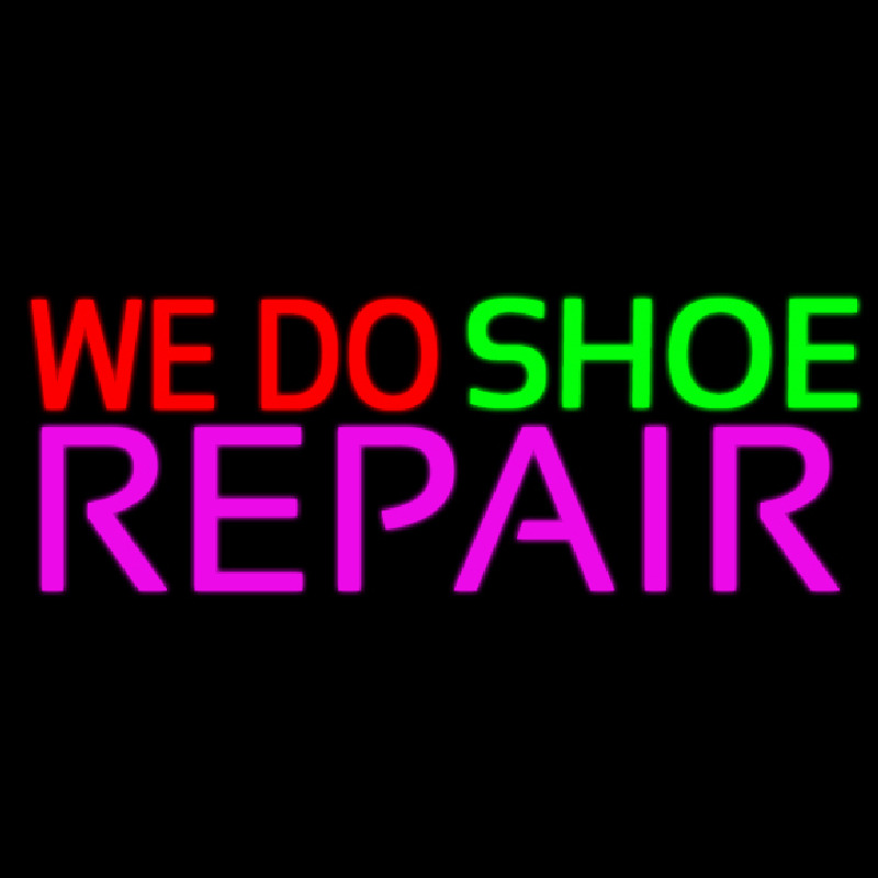 We Do Shoe Repair Leuchtreklame