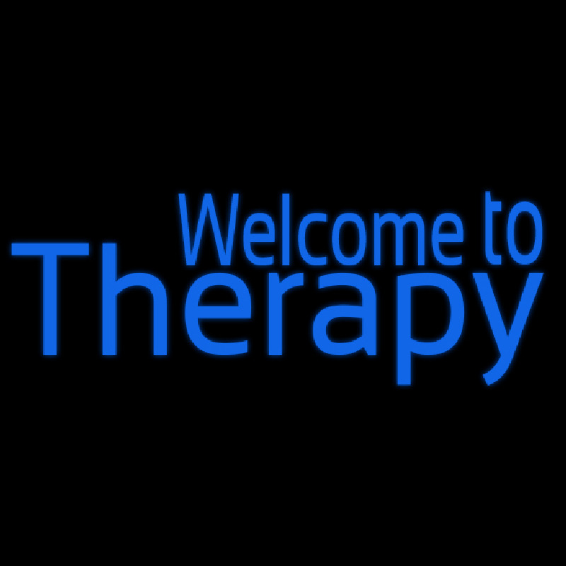 Welcome To Therapy Leuchtreklame