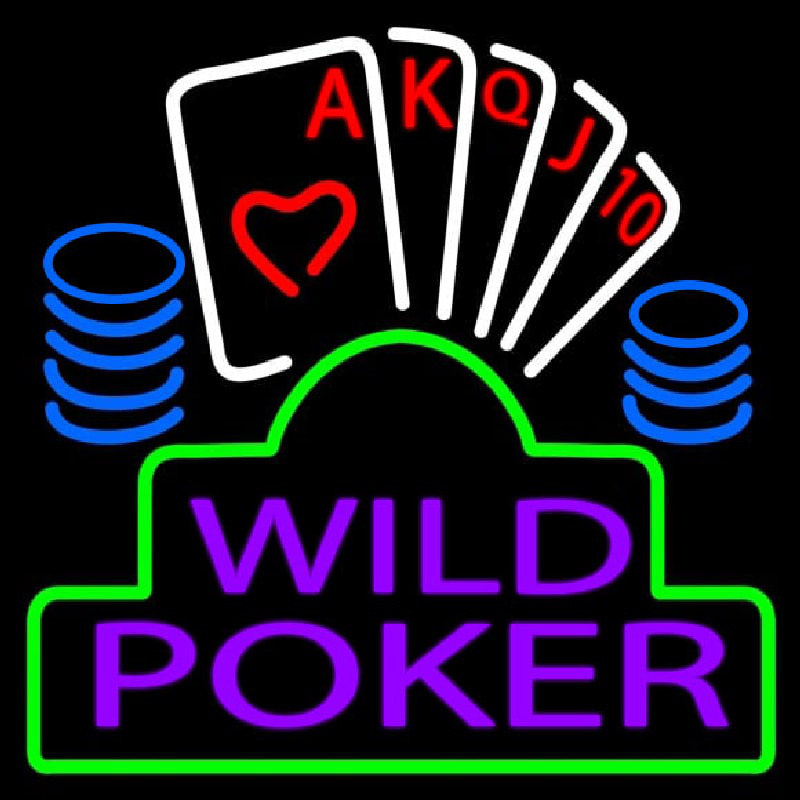 Wild Poker 2 Leuchtreklame