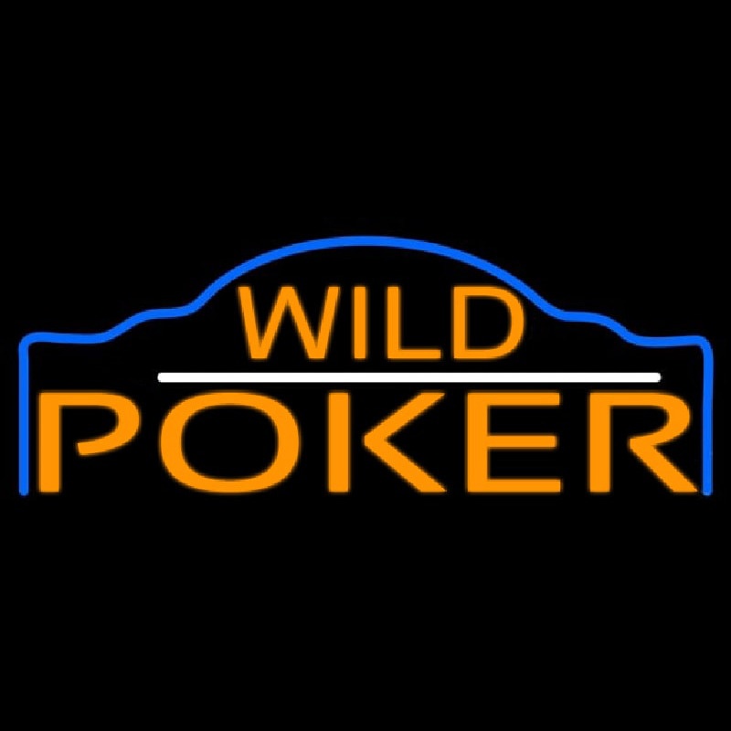 Wild Poker 3 Leuchtreklame