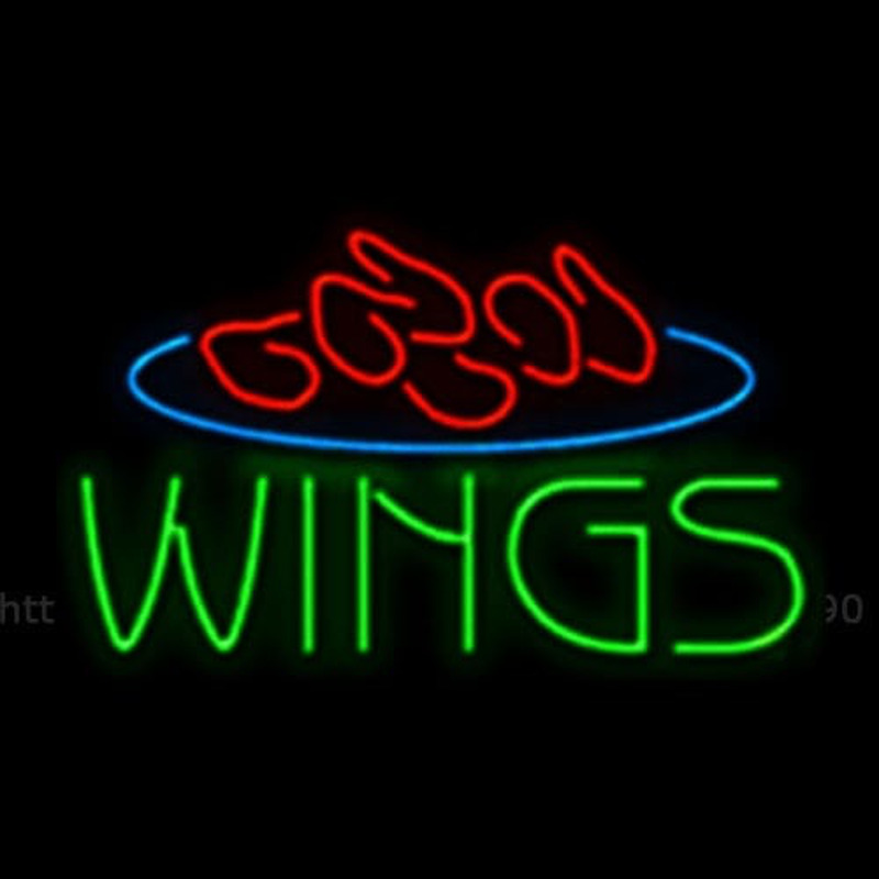 Wings Food Leuchtreklame