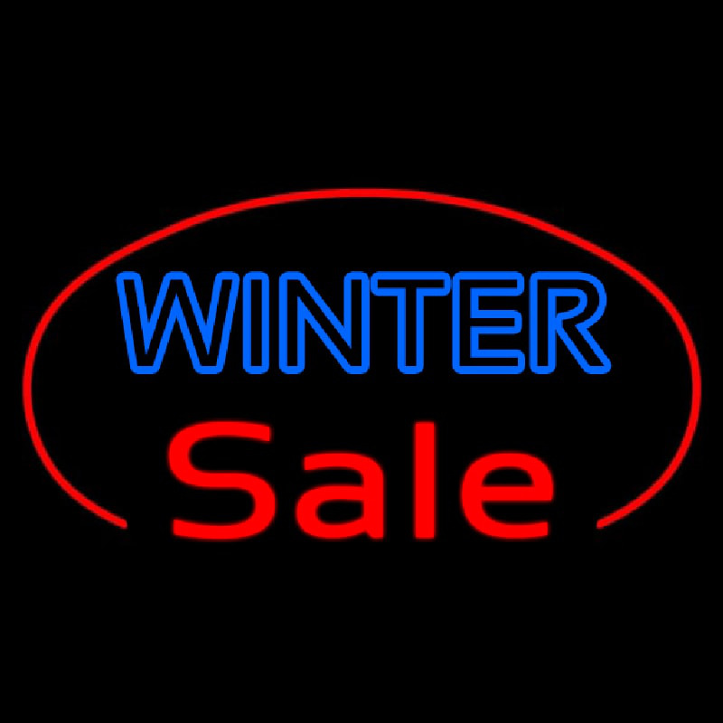 Winter Sale Leuchtreklame