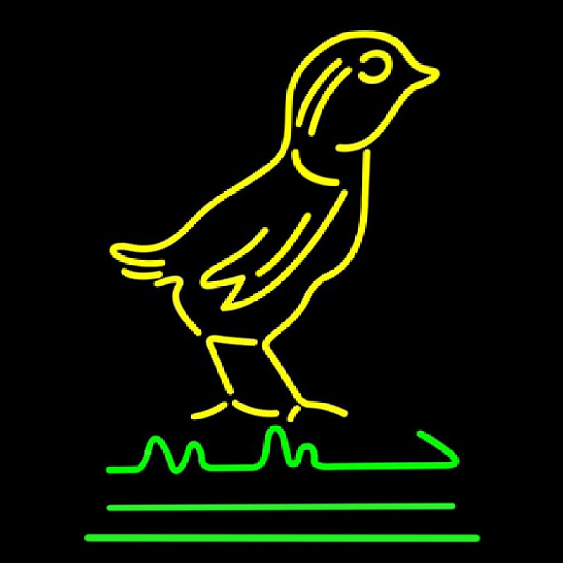 Yellow Bird Logo Leuchtreklame