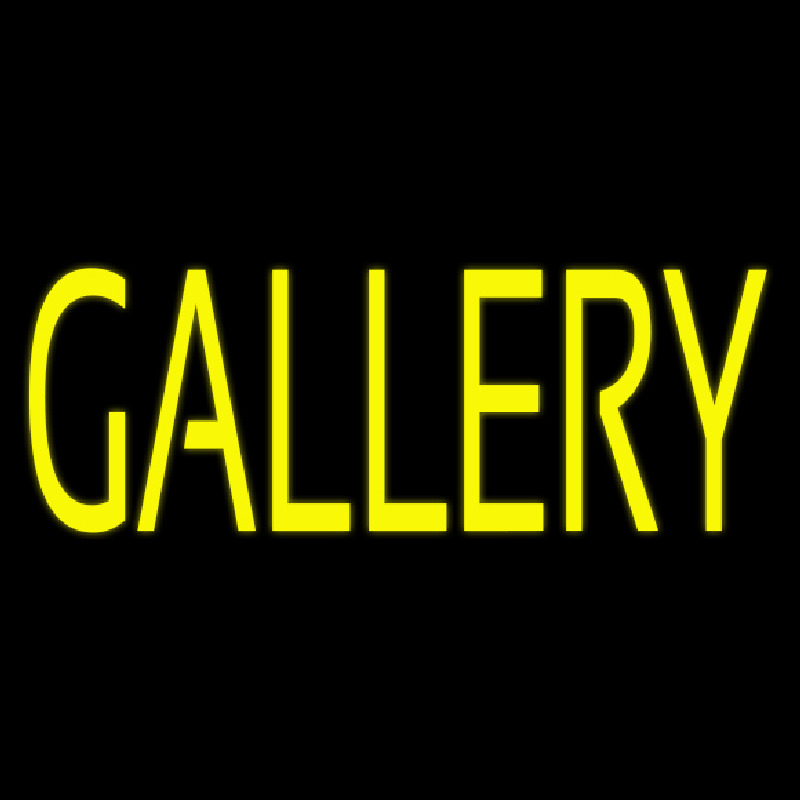 Yellow Gallery Leuchtreklame