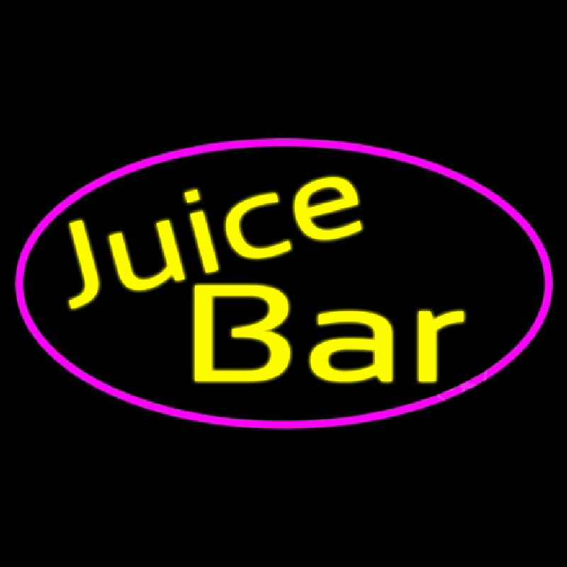 Yellow Juice Bar Leuchtreklame