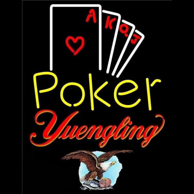 Yuengling Poker Ace Series Beer Sign Leuchtreklame