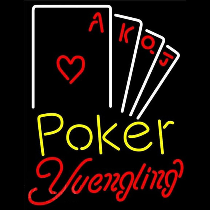 Yuengling Poker Ace Series Beer Sign Leuchtreklame