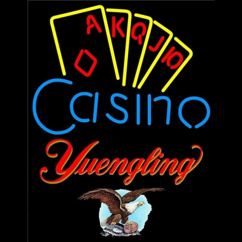 Yuengling Poker Casino Ace Series Beer Sign Leuchtreklame