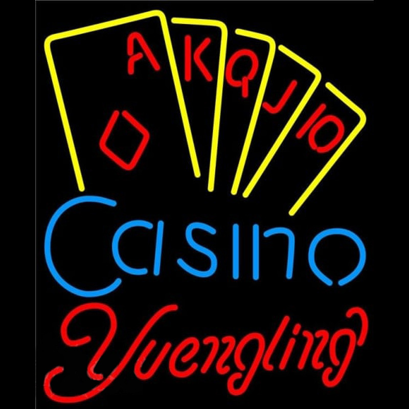 Yuengling Poker Casino Ace Series Beer Sign Leuchtreklame