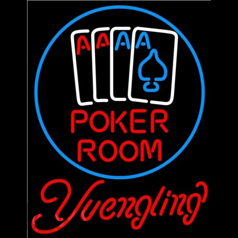 Yuengling Poker Room Beer Sign Leuchtreklame