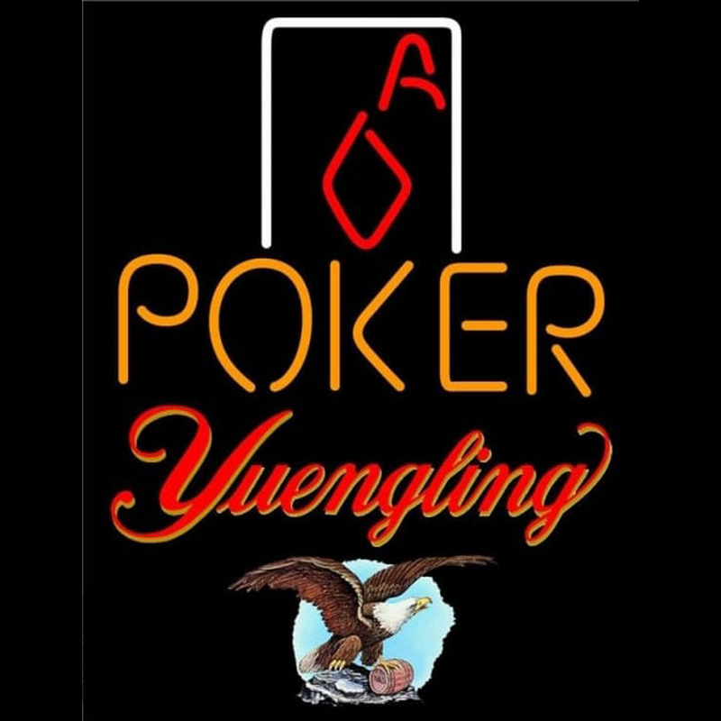 Yuengling Poker Squver Ace Beer Sign Leuchtreklame